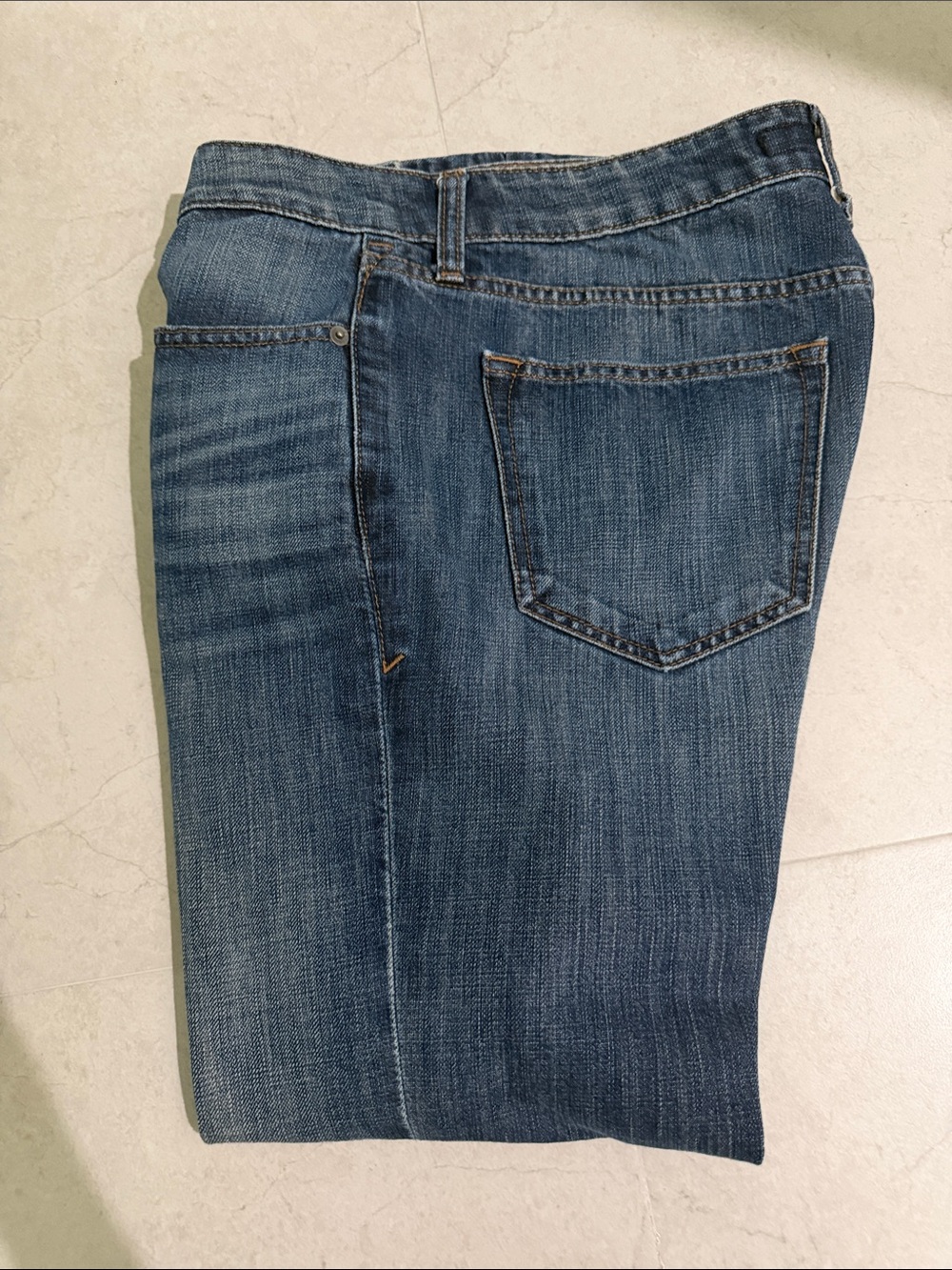 Express Men’s Dark Blue Straight-Leg Jeans